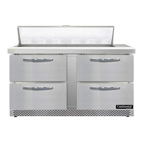 Continental SW60N12-FB-D Refrigerated Counter, Sandwich / Salad Unit