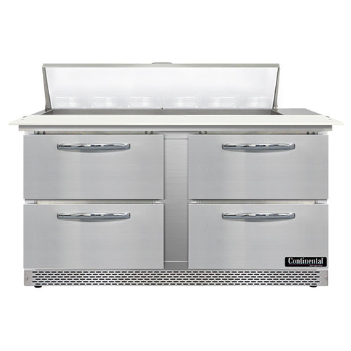 Continental SW60N12C-FB-D Refrigerated Counter, Sandwich / Salad Unit