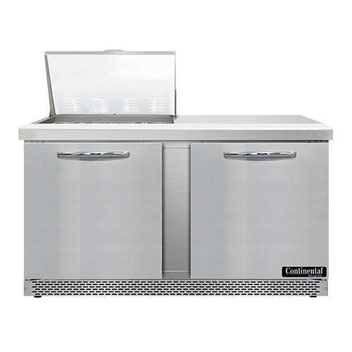 Continental SW60N12M-FB Refrigerated Counter, Mega Top Sandwich / Salad Unit