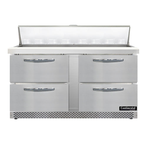 Continental SW60N16-FB-D Refrigerated Counter, Sandwich / Salad Unit