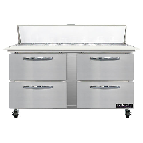 Continental SW60N16C-D Refrigerated Counter, Sandwich / Salad Unit