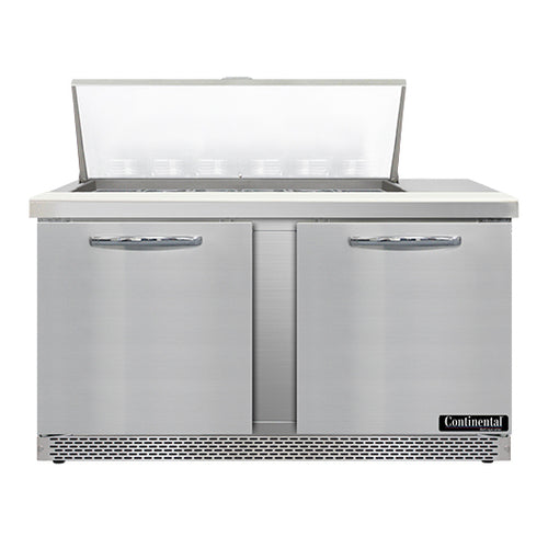 Continental SW60N18M-FB Refrigerated Counter, Mega Top Sandwich / Salad Unit