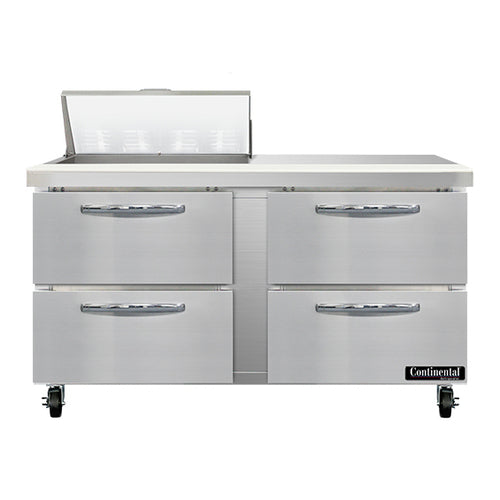 Continental SW60N8-D Refrigerated Counter, Sandwich / Salad Unit