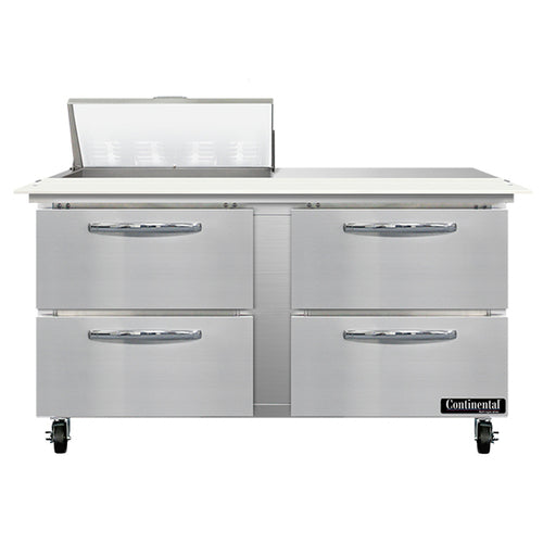 Continental SW60N8C-D Refrigerated Counter, Sandwich / Salad Unit