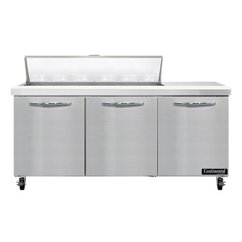 Continental SW72N12 Refrigerated Counter, Sandwich / Salad Unit