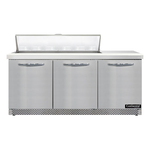 Continental SW72N12-FB Refrigerated Counter, Sandwich / Salad Unit