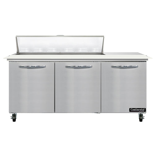 Continental SW72N12C Refrigerated Counter, Sandwich / Salad Unit