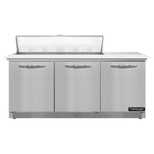 Continental SW72N12C-FB Refrigerated Counter, Sandwich / Salad Unit