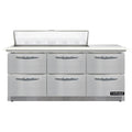 Continental SW72N12C-FB-D Refrigerated Counter, Sandwich / Salad Unit