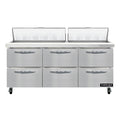 Continental SW72N18-D Refrigerated Counter, Sandwich / Salad Unit