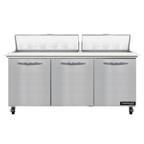 Continental SW72N18C Refrigerated Counter, Sandwich / Salad Unit