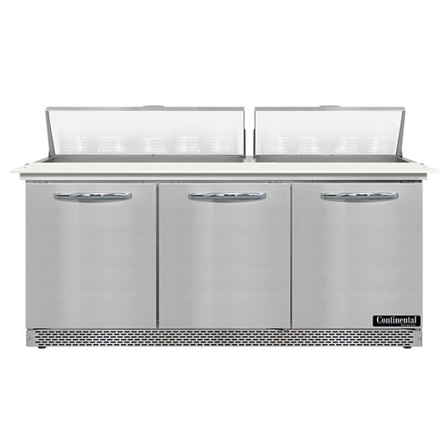 Continental SW72N18C-FB Refrigerated Counter, Sandwich / Salad Unit