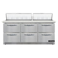 Continental SW72N18C-FB-D Refrigerated Counter, Sandwich / Salad Unit