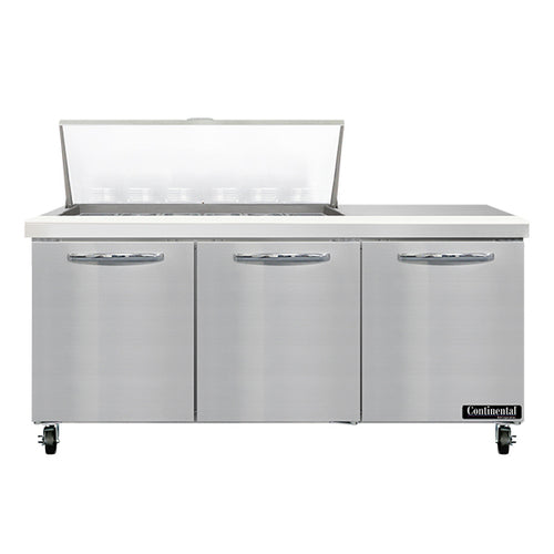 Continental SW72N18M Refrigerated Counter, Mega Top Sandwich / Salad Unit