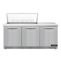 Continental SW72N18M-FB Refrigerated Counter, Mega Top Sandwich / Salad Unit