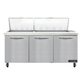 Continental SW72N27M Refrigerated Counter, Mega Top Sandwich / Salad Unit