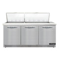 Continental SW72N27M-FB Refrigerated Counter, Mega Top Sandwich / Salad Unit