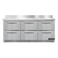 Continental SW72NBS-FB-D Refrigerated Counter, Work Top