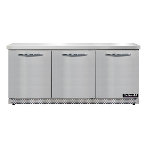 Continental SW72N-FB Refrigerated Counter, Work Top