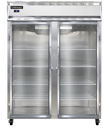 Continental 2RESNSSGD Refrigerator, Reach-In