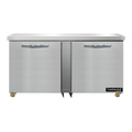 Continental D60N-U Refrigerator, Undercounter, Reach-In