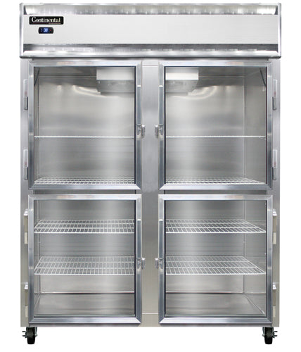 Continental 2RESNSSGDHD Refrigerator, Reach-In