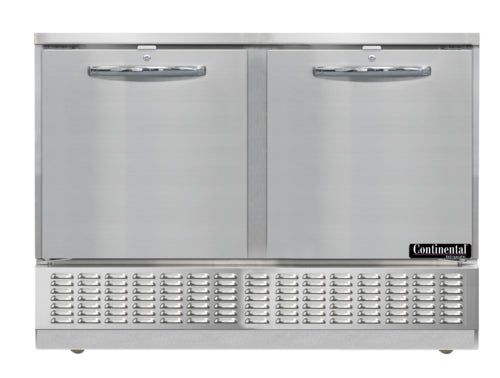 Continental UCF48SN Refrigerator, Undercounter, Reach-In
