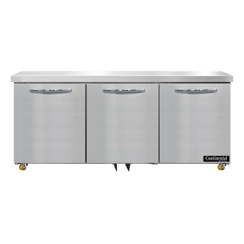 Continental SW72N-U Refrigerator, Undercounter, Reach-In