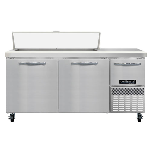 Continental RA68SN12 Refrigerated Counter, Sandwich / Salad Unit