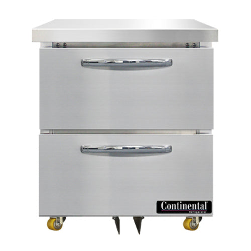 Continental SW27N-U-D Refrigerator, Undercounter, Reach-In