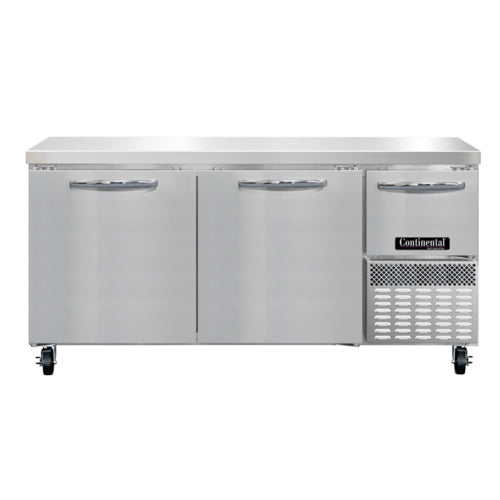 Continental RA68SN Refrigerated Counter, Work Top