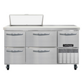 Continental RA60SN8-D Refrigerated Counter, Sandwich / Salad Unit