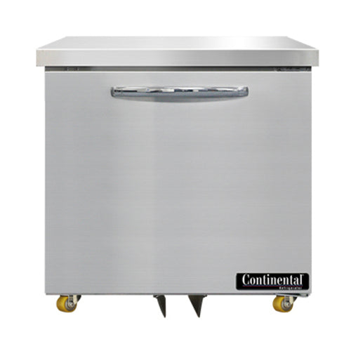 Continental SW32N-U Refrigerator, Undercounter, Reach-In