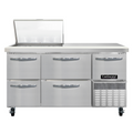 Continental RA60N12M-D Refrigerated Counter, Mega Top Sandwich / Salad Unit