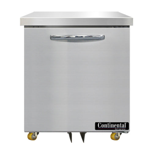 Continental SW27N-U Refrigerator, Undercounter, Reach-In