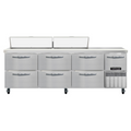 Continental RA93SN18-D Refrigerated Counter, Sandwich / Salad Unit