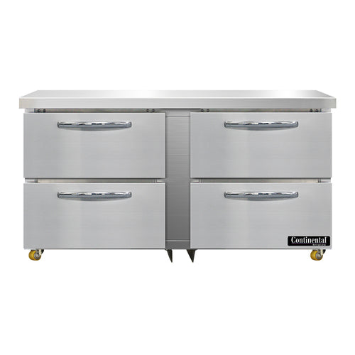 Continental SW60N-U-D Refrigerator, Undercounter, Reach-In