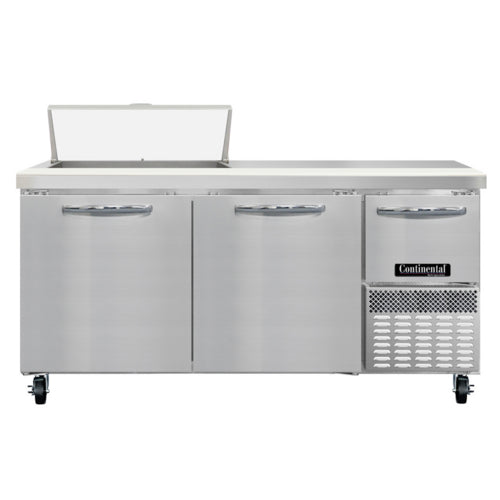 Continental RA68SN8 Refrigerated Counter, Sandwich / Salad Unit