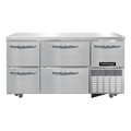 Continental RA60N-U-D Refrigerator, Undercounter, Reach-In