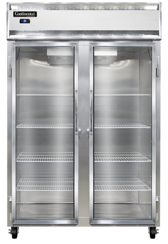 Continental 2RSNSSGD Refrigerator, Reach-In