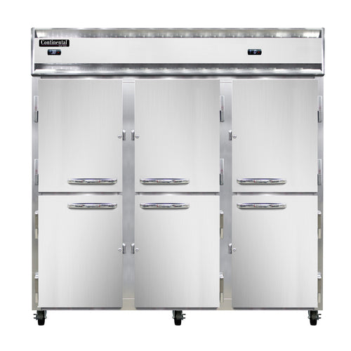 Continental 3RRFNSAHD Refrigerator Freezer, Reach-In