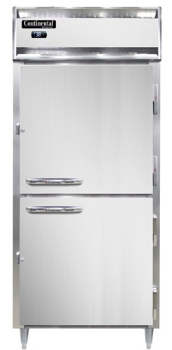 Continental D1RXNSSPTHD-SD-GD Refrigerator, Pass-Thru