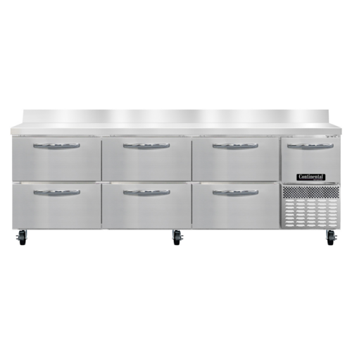 Continental RA93SNBS-D Refrigerated Counter, Work Top
