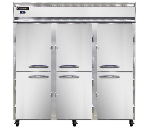 Continental 3RSNSSHD Refrigerator, Reach-In