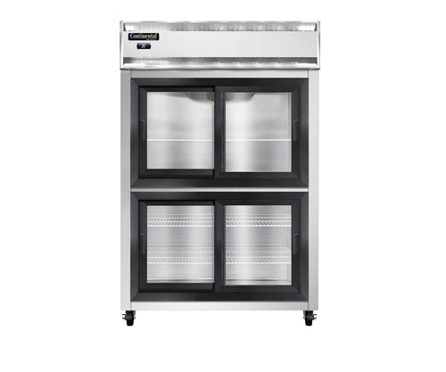 Continental 2RSNSASGDHD Refrigerator, Reach-In