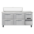 Continental RA68SN12-D Refrigerated Counter, Sandwich / Salad Unit