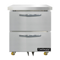 Continental D27N-U-D Refrigerator, Undercounter, Reach-In