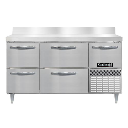 Continental DFA60NSSBS-D Freezer Counter, Work Top