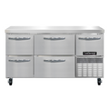 Continental FA60N-D Freezer Counter, Work Top
