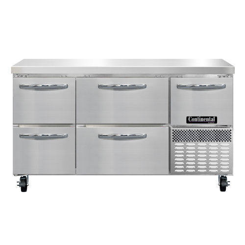 Continental FA60N-D Freezer Counter, Work Top